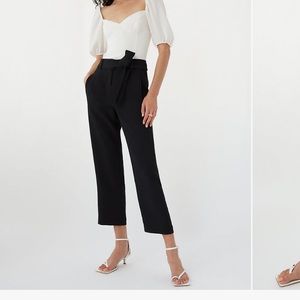 Aritzia Tie-Front Pant, Black, Size 6